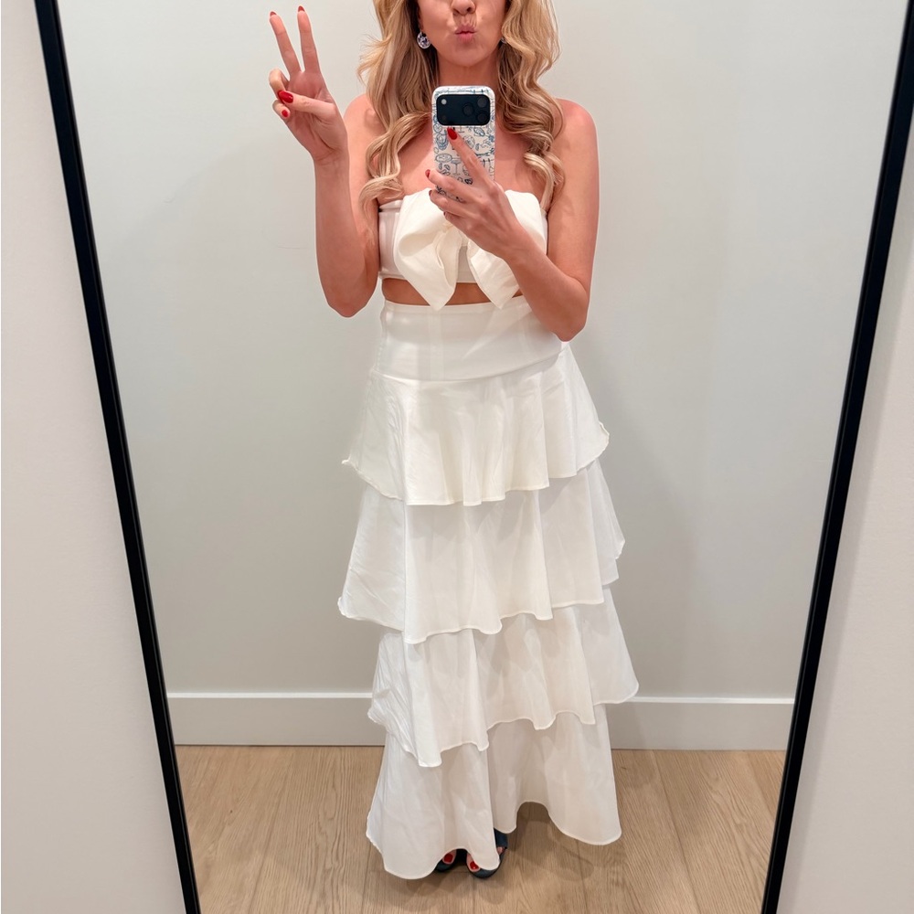 Show Me Your Mumu White Katrina Swing Skirt
